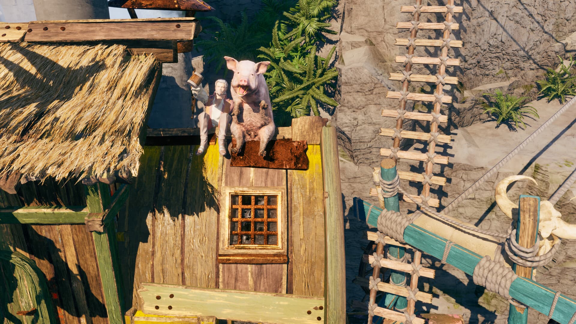 Livestock and connected settlement structures in Corsair Cove